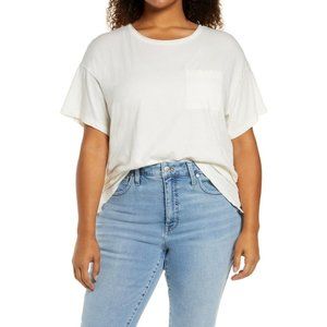 Madewell Softfade Cotton Oversized Pocket Tee